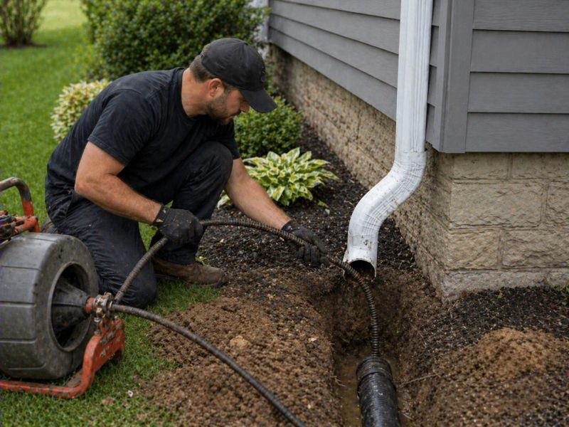 Gutter Downspout Unclogging in Arvada, CO