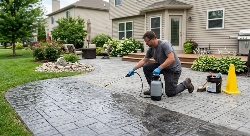 Porch Concrete Sealing in Renton, WA